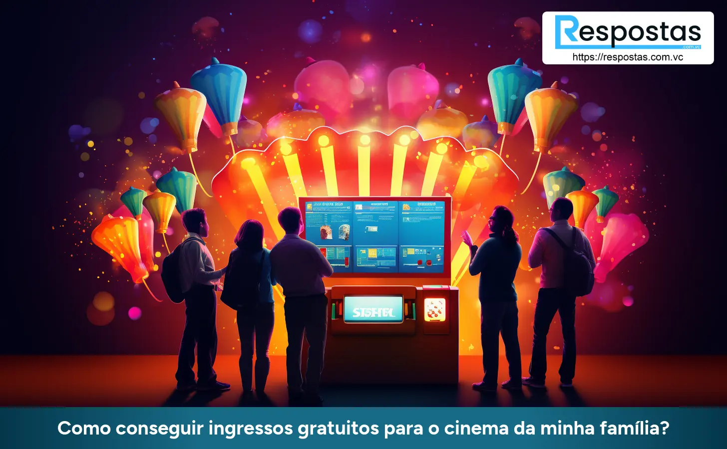 Como conseguir ingressos gratuitos para o cinema da minha família?