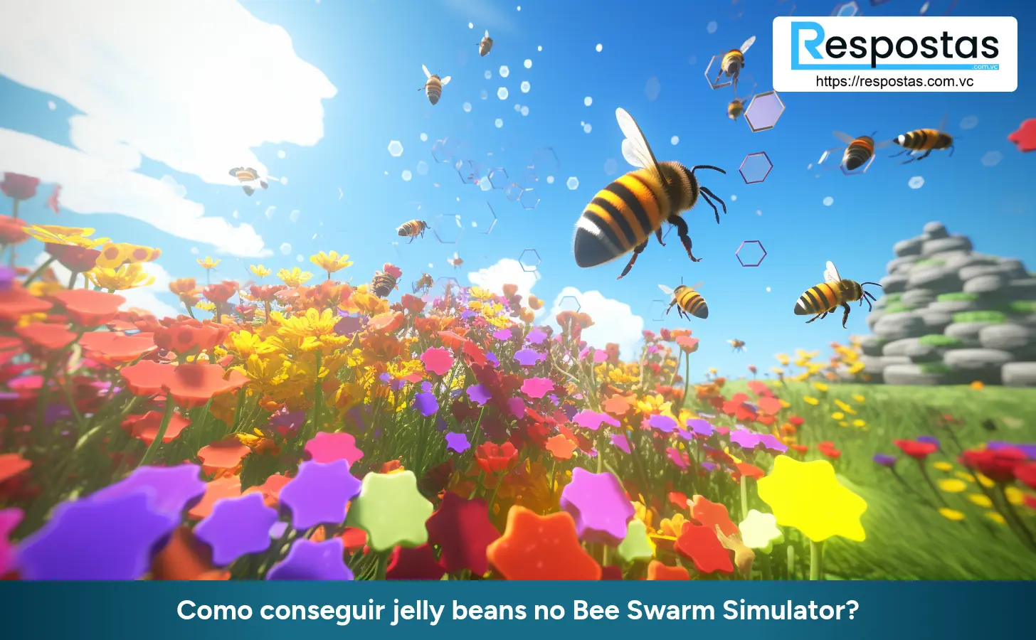 Como conseguir jelly beans no Bee Swarm Simulator?