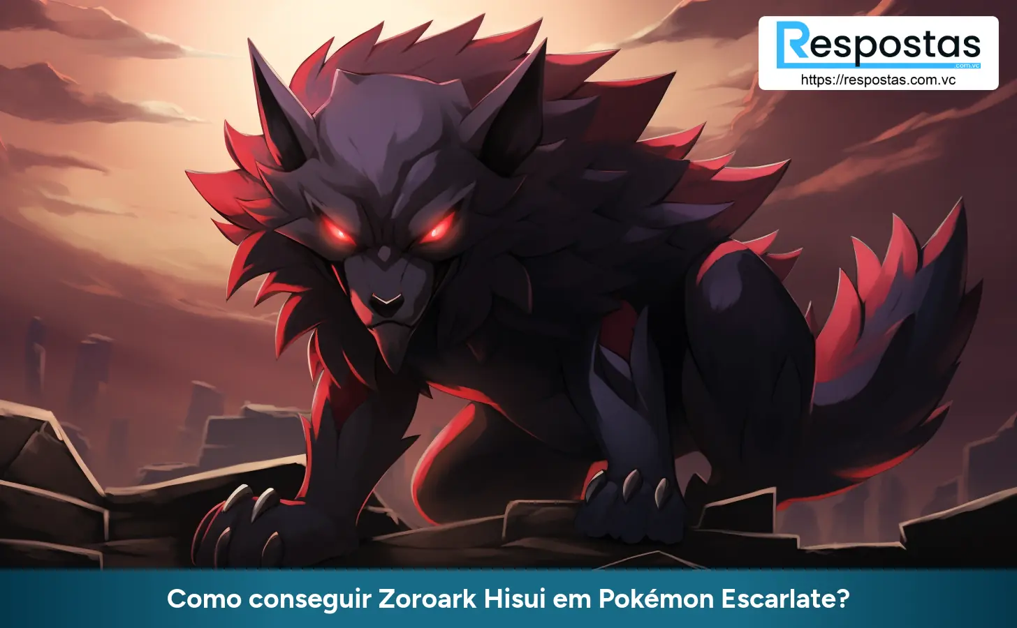 Como conseguir Zoroark Hisui em Pokémon Escarlate?