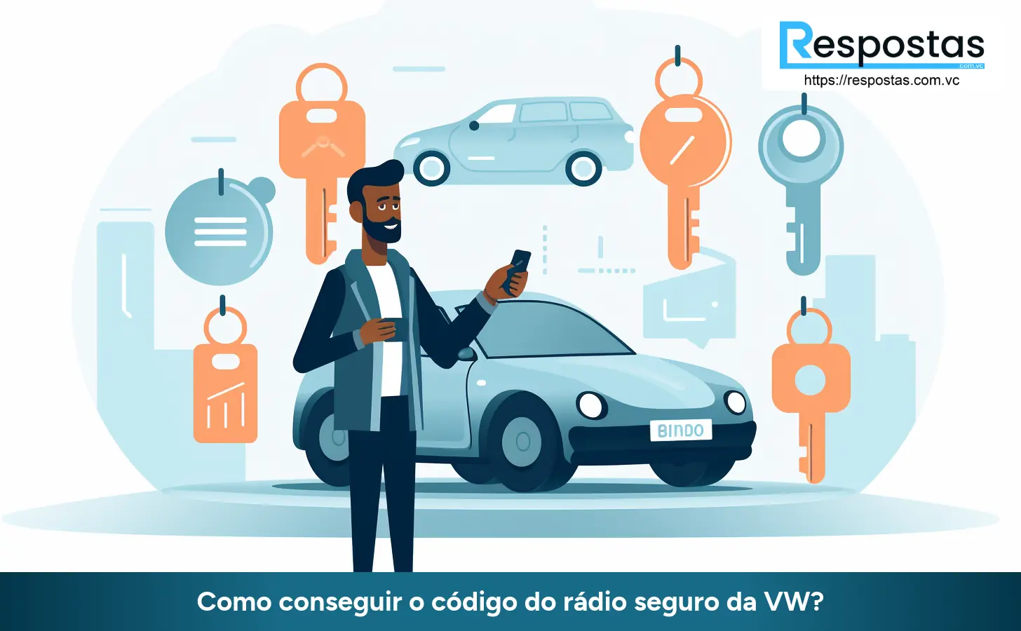 Como conseguir o código do rádio seguro da VW?