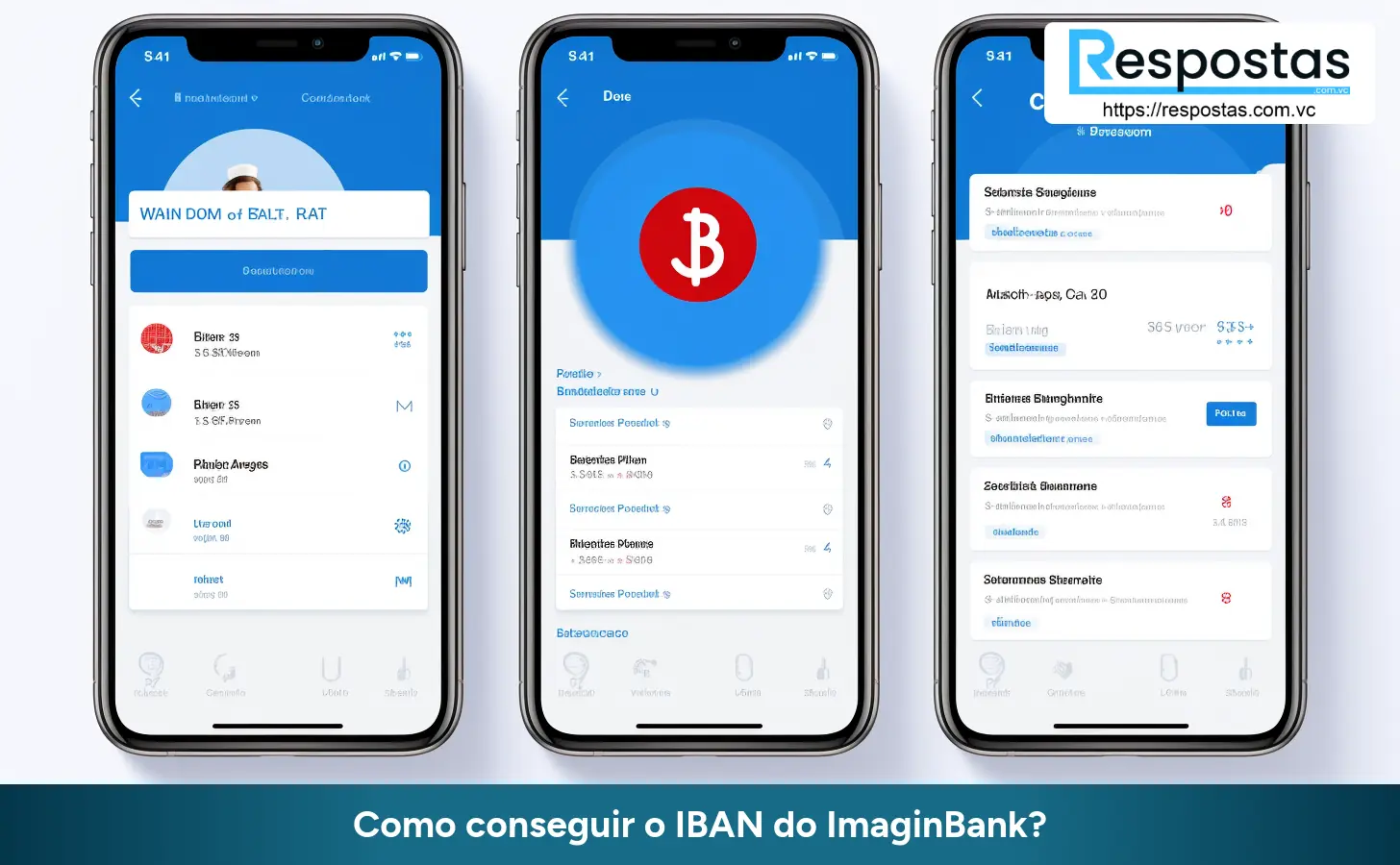 Como conseguir o IBAN do ImaginBank?