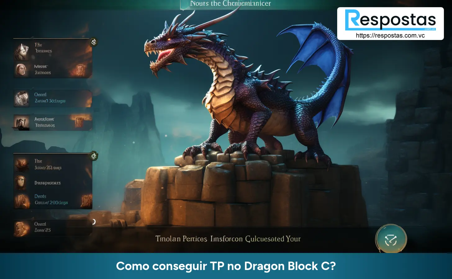 Como conseguir TP no Dragon Block C?