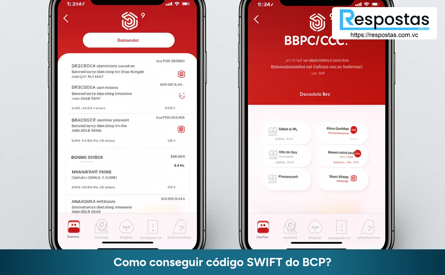 Como conseguir código SWIFT do BCP?