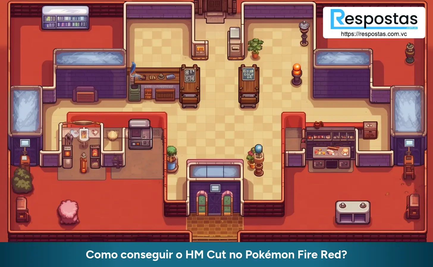 Como conseguir o HM Cut no Pokémon Fire Red?