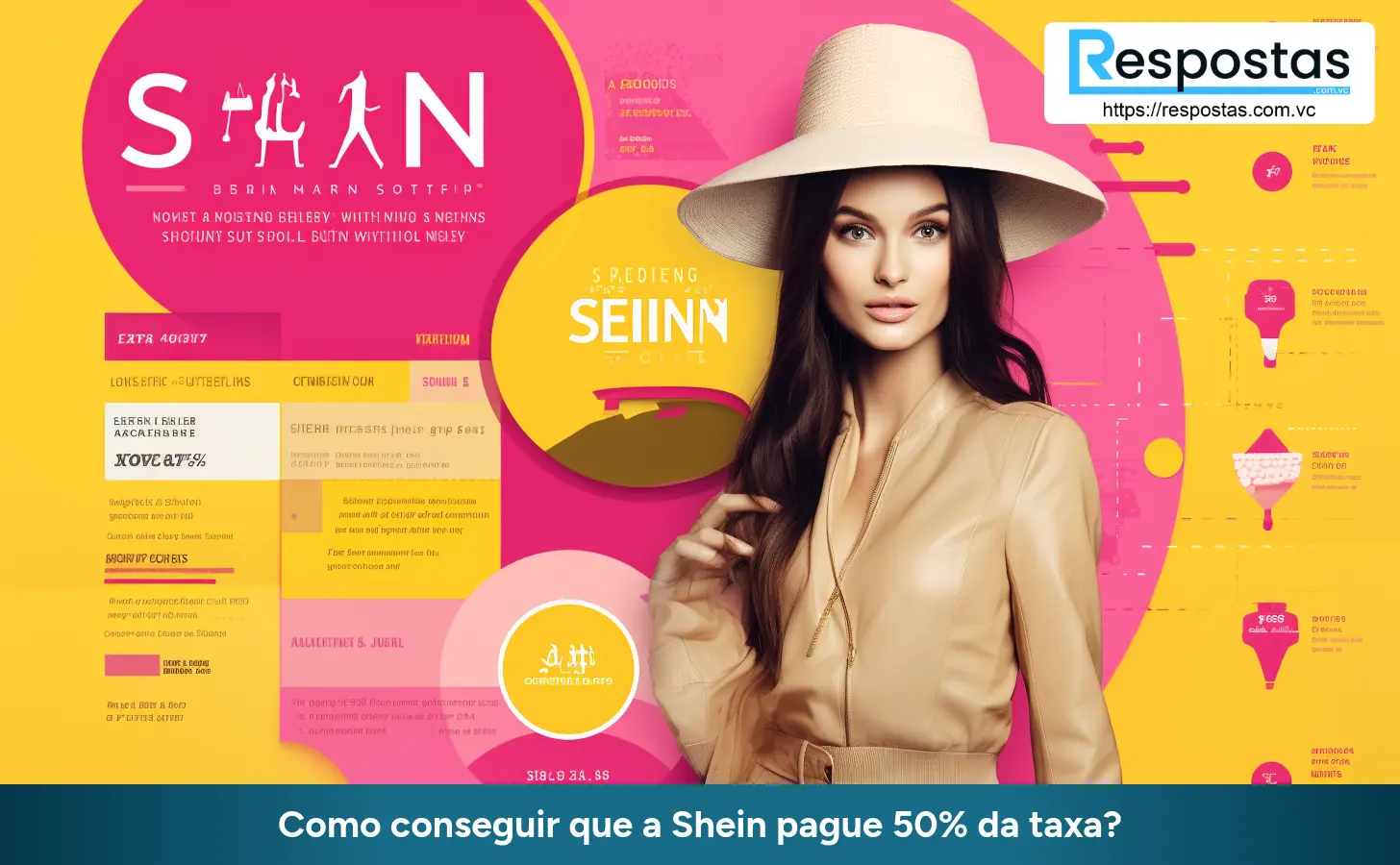 Como conseguir que a Shein pague 50% da taxa?