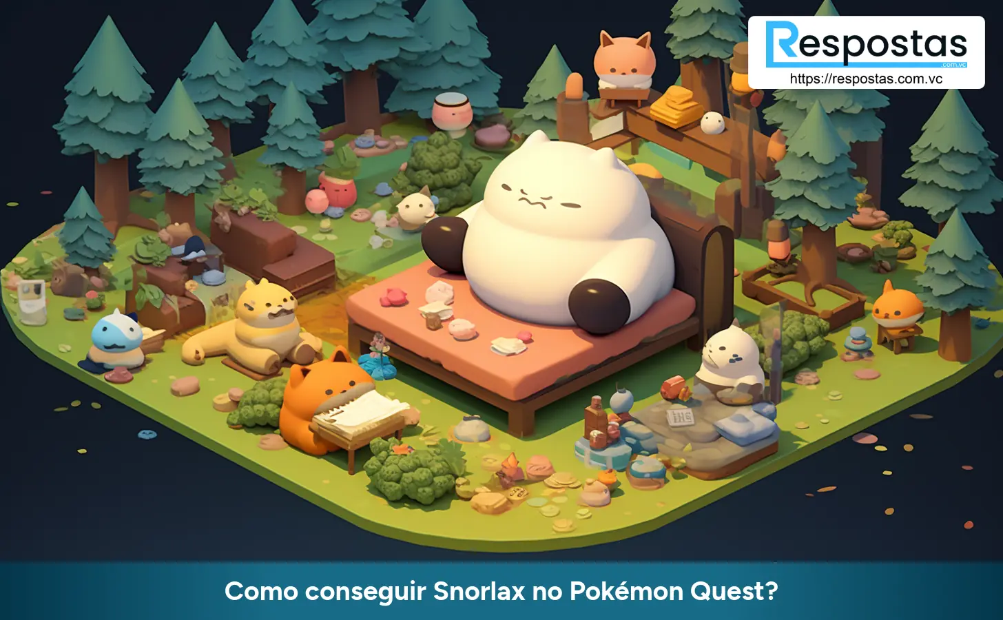 Como conseguir Snorlax no Pokémon Quest?