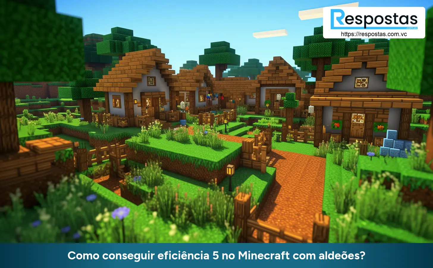 Como conseguir eficiência 5 no Minecraft com aldeões?