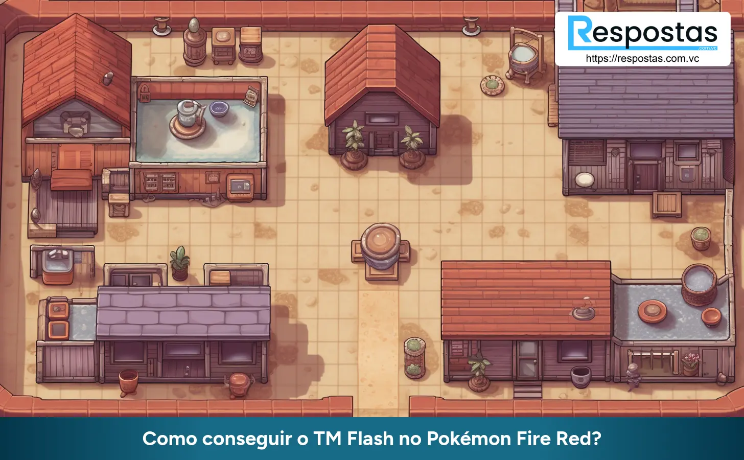 Como conseguir o TM Flash no Pokémon Fire Red?
