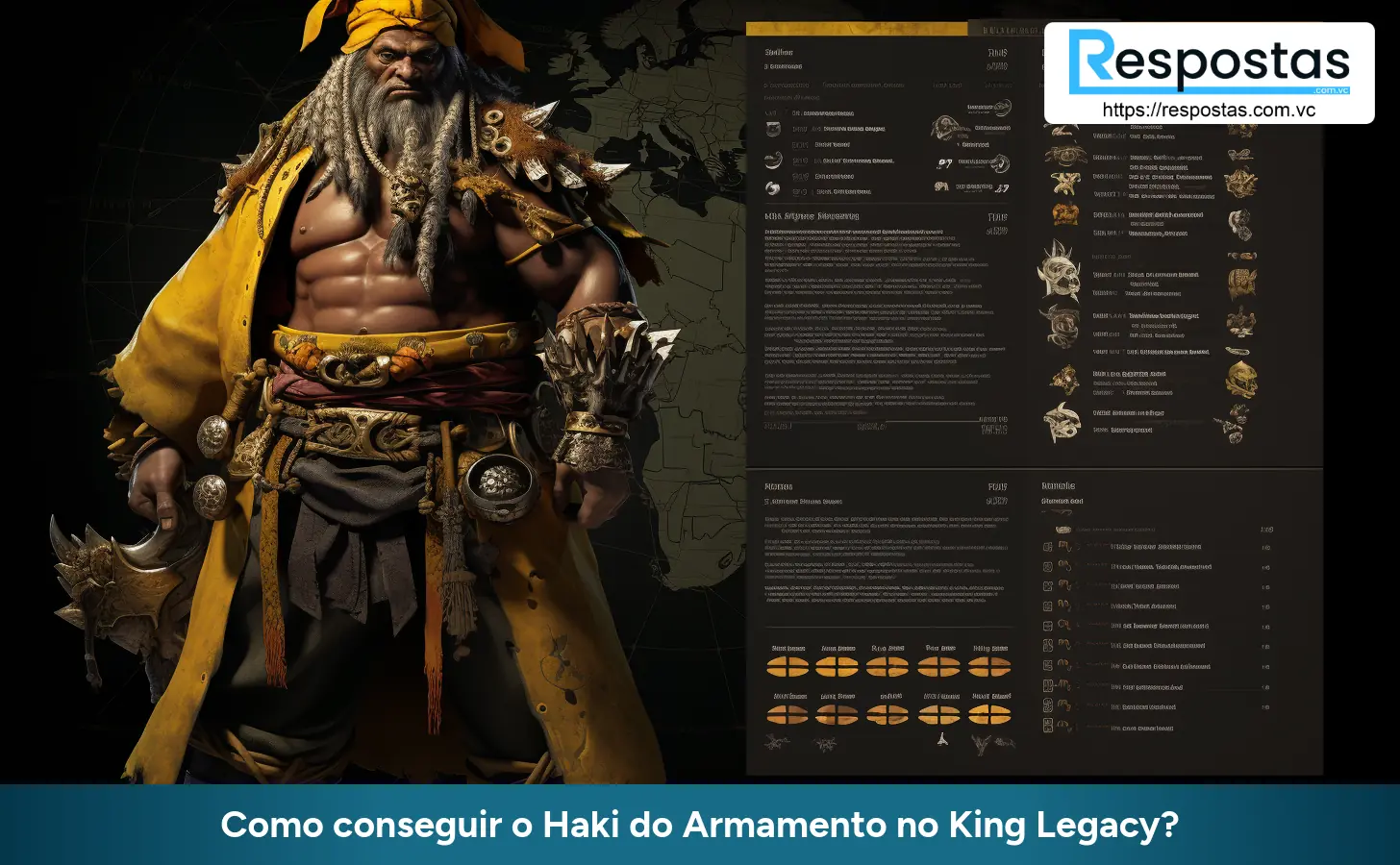 Como conseguir o Haki do Armamento no King Legacy?