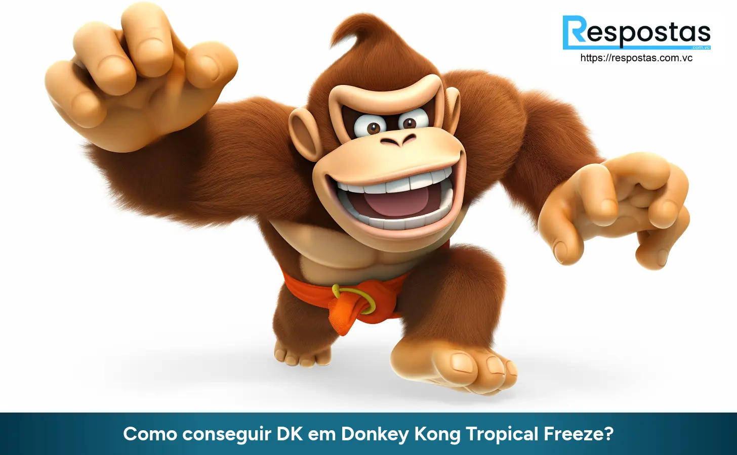 Como conseguir DK em Donkey Kong Tropical Freeze?