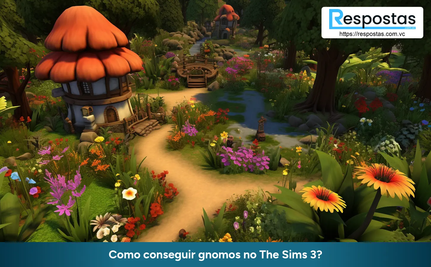 Como conseguir gnomos no The Sims 3?