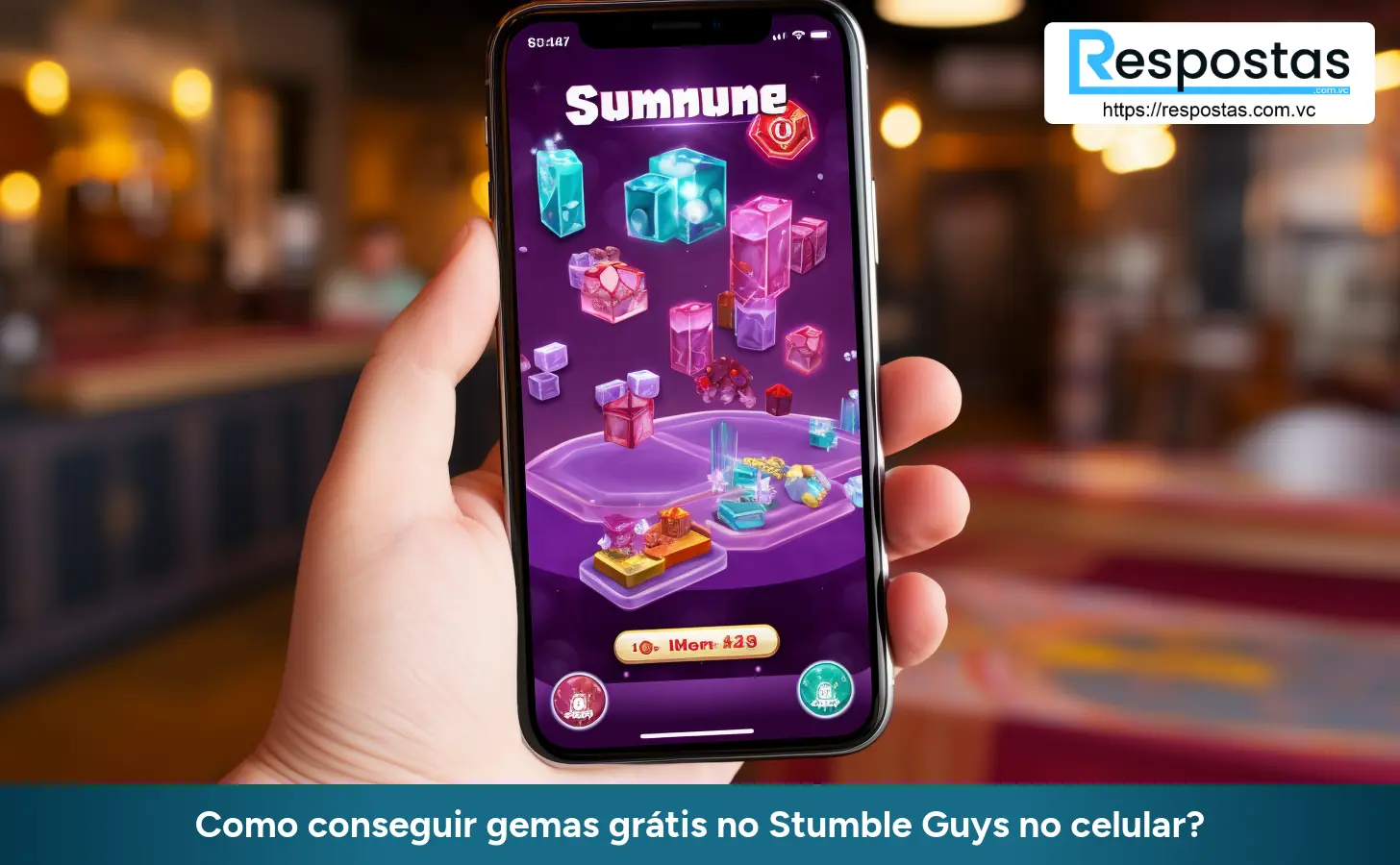 Como conseguir gemas grátis no Stumble Guys no celular?