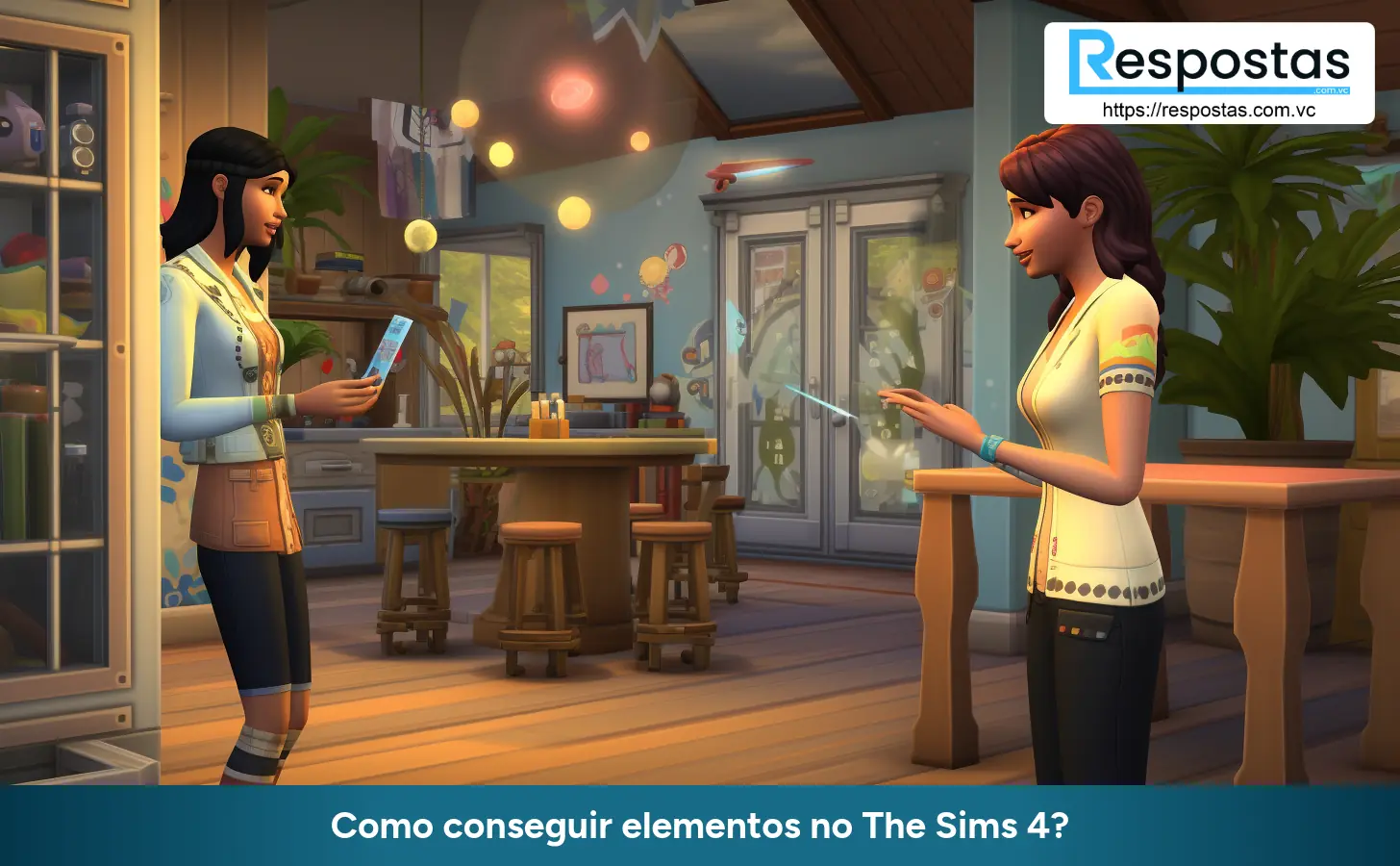 Como conseguir elementos no The Sims 4?