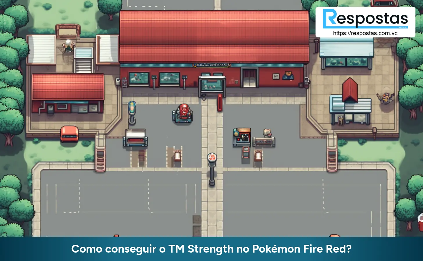 Como conseguir o TM Strength no Pokémon Fire Red?