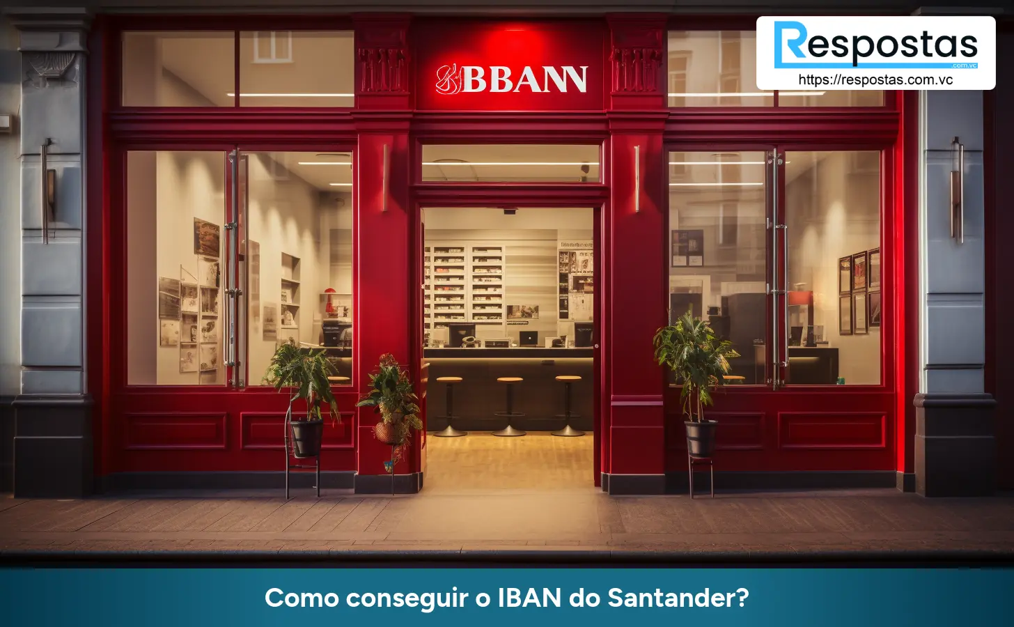 Como conseguir o IBAN do Santander?