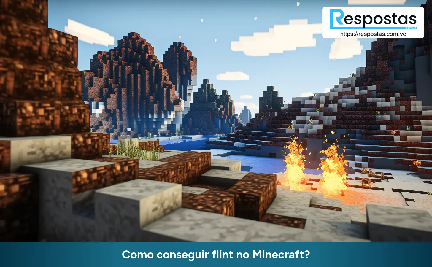 Como conseguir flint no Minecraft?