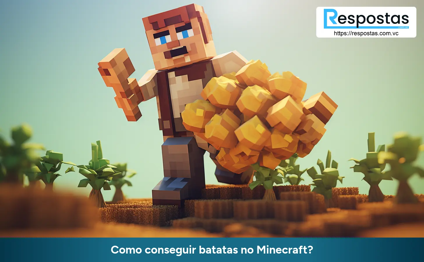 Como conseguir batatas no Minecraft?