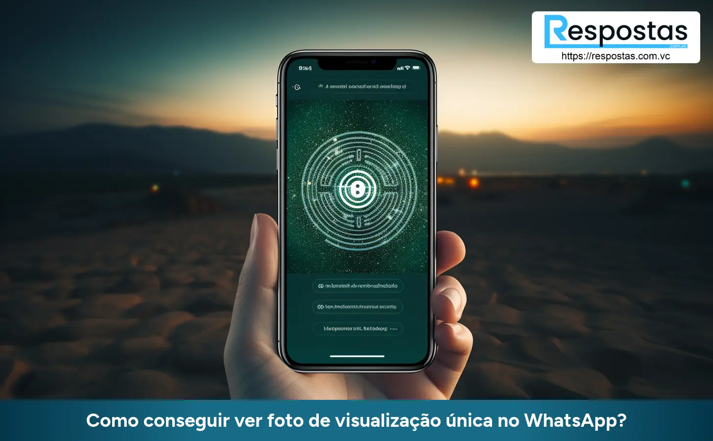 Como conseguir ver foto de visualização única no WhatsApp?
