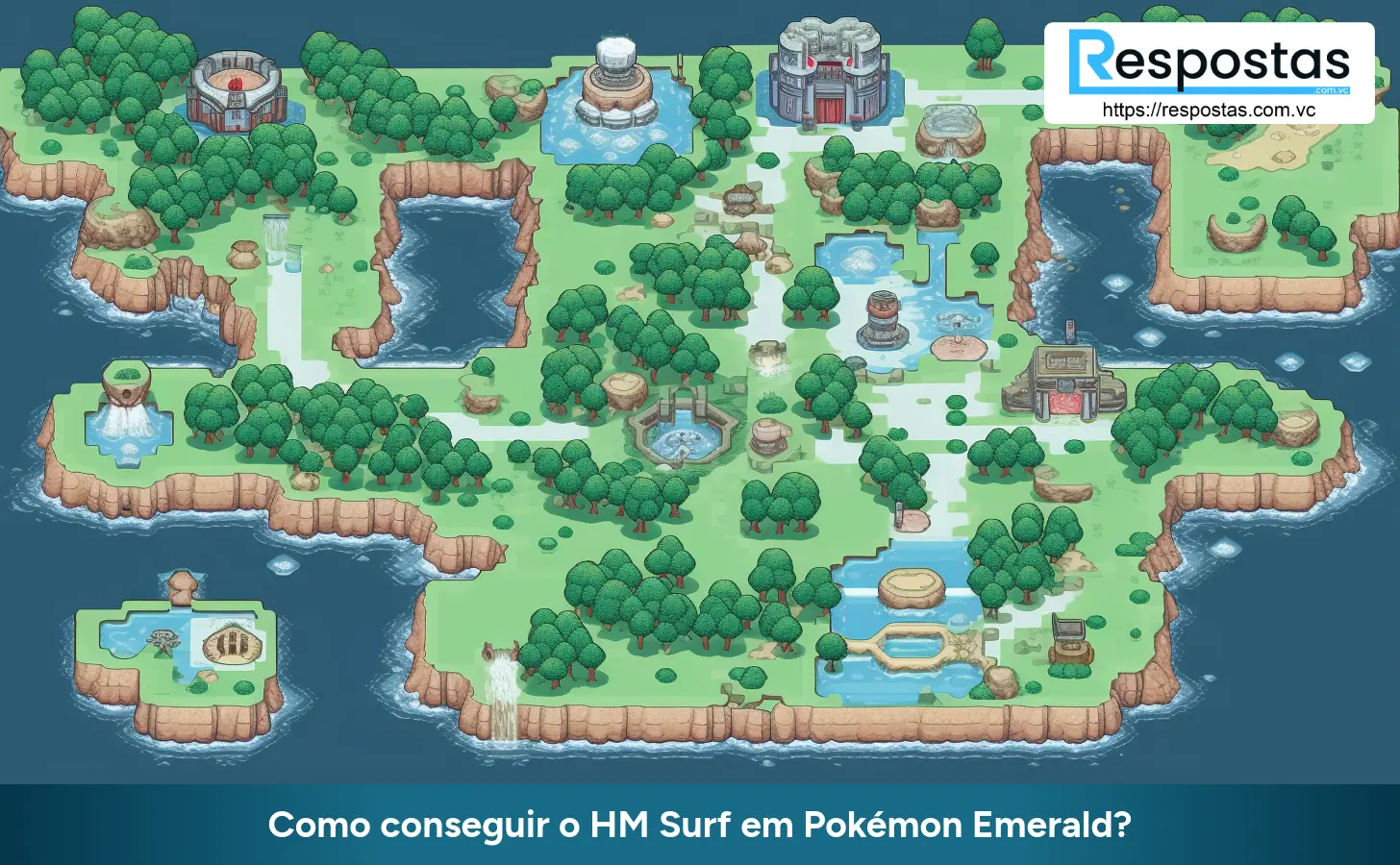 Como conseguir o HM Surf em Pokémon Emerald?