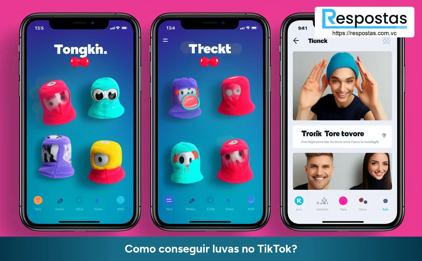 Como conseguir luvas no TikTok?