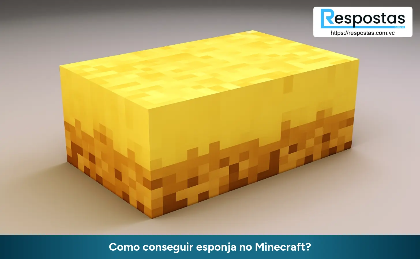 Como conseguir esponja no Minecraft?