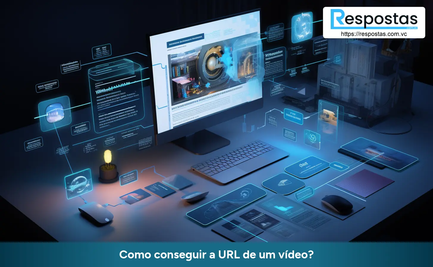 Como conseguir a URL de um vídeo?