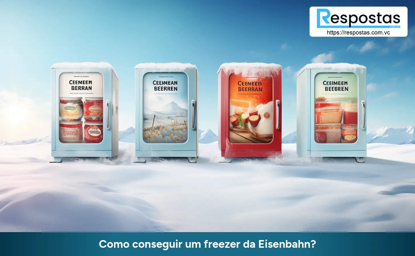 Como conseguir um freezer da Eisenbahn?