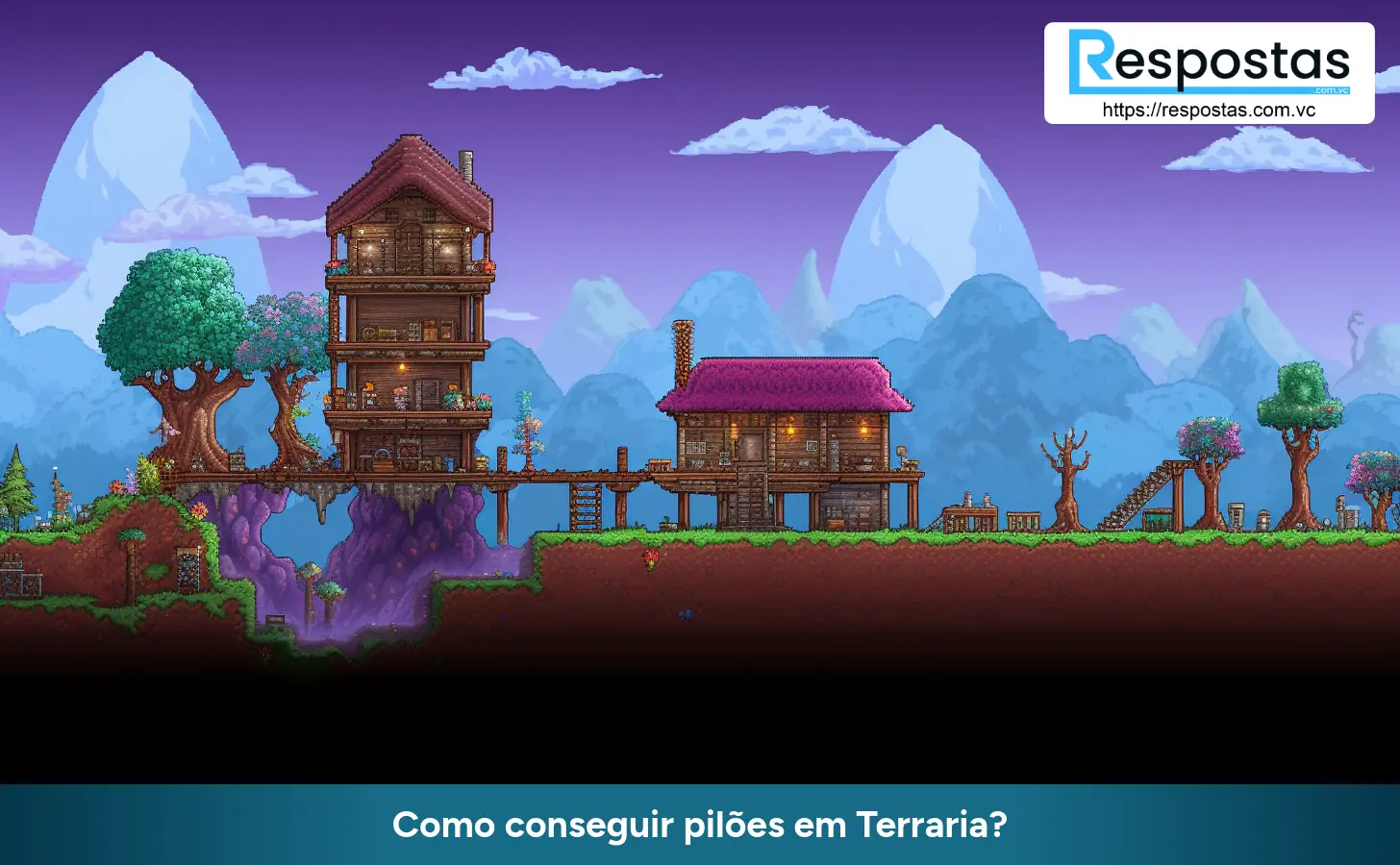 Como conseguir pilões em Terraria?