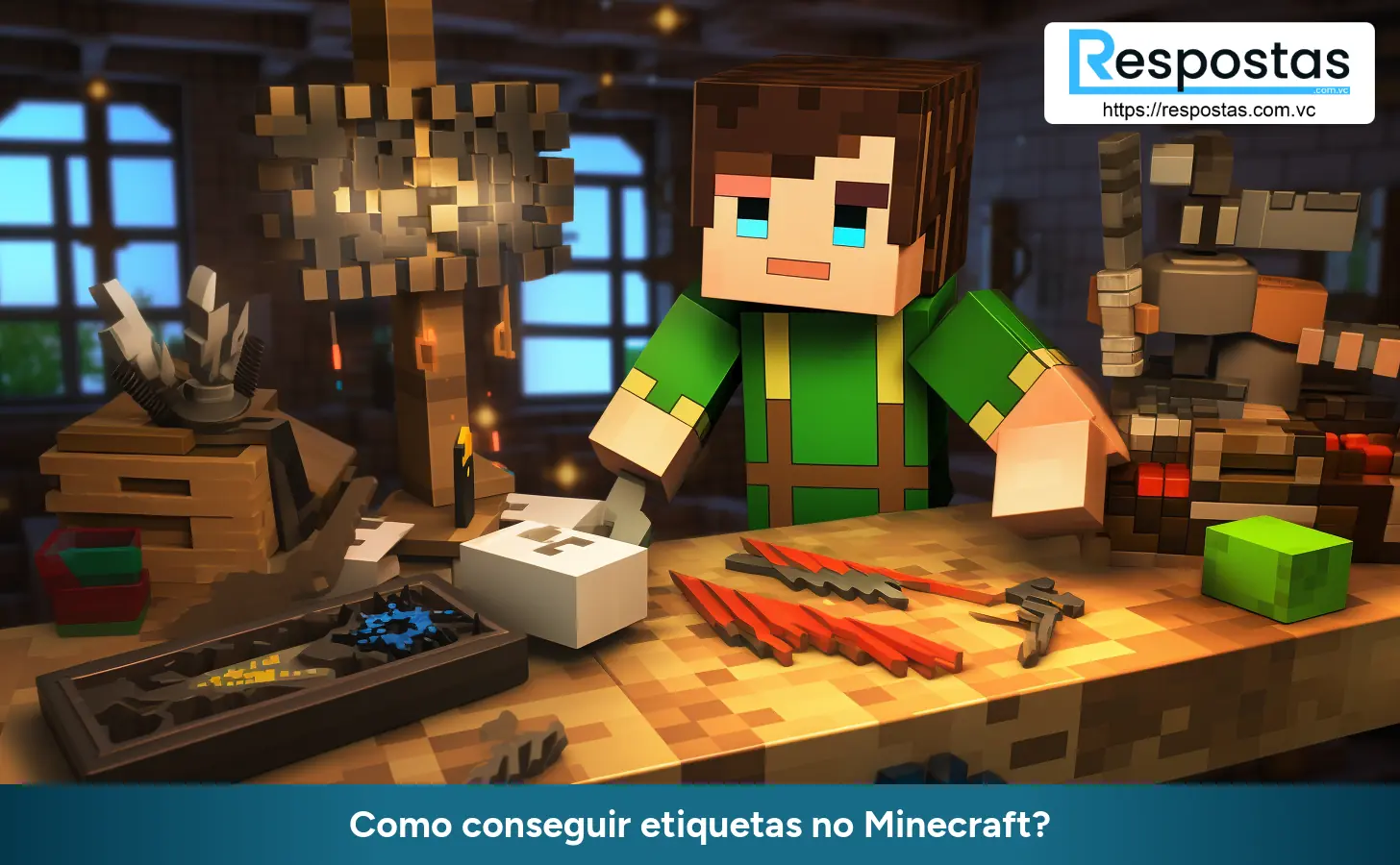 Como conseguir etiquetas no Minecraft?