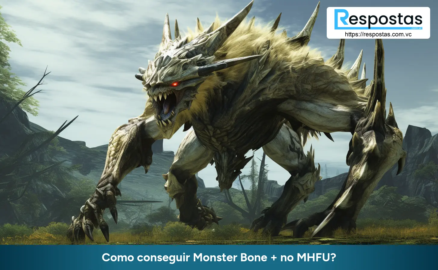 Como conseguir Monster Bone + no MHFU?