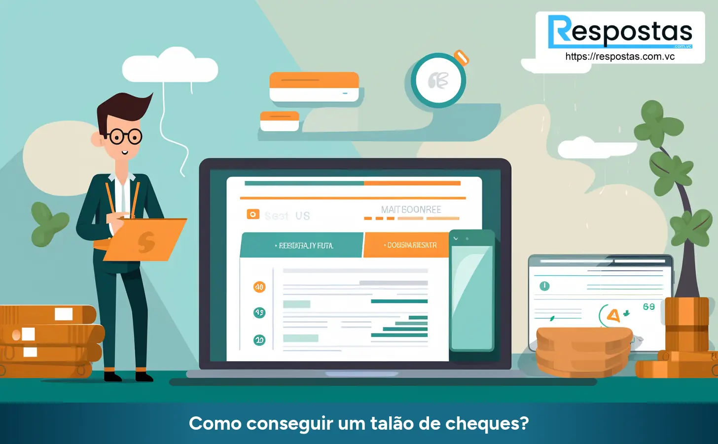 Como conseguir um talão de cheques?