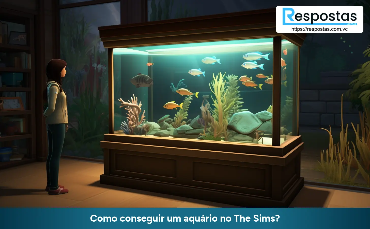 Como conseguir um aquário no The Sims?