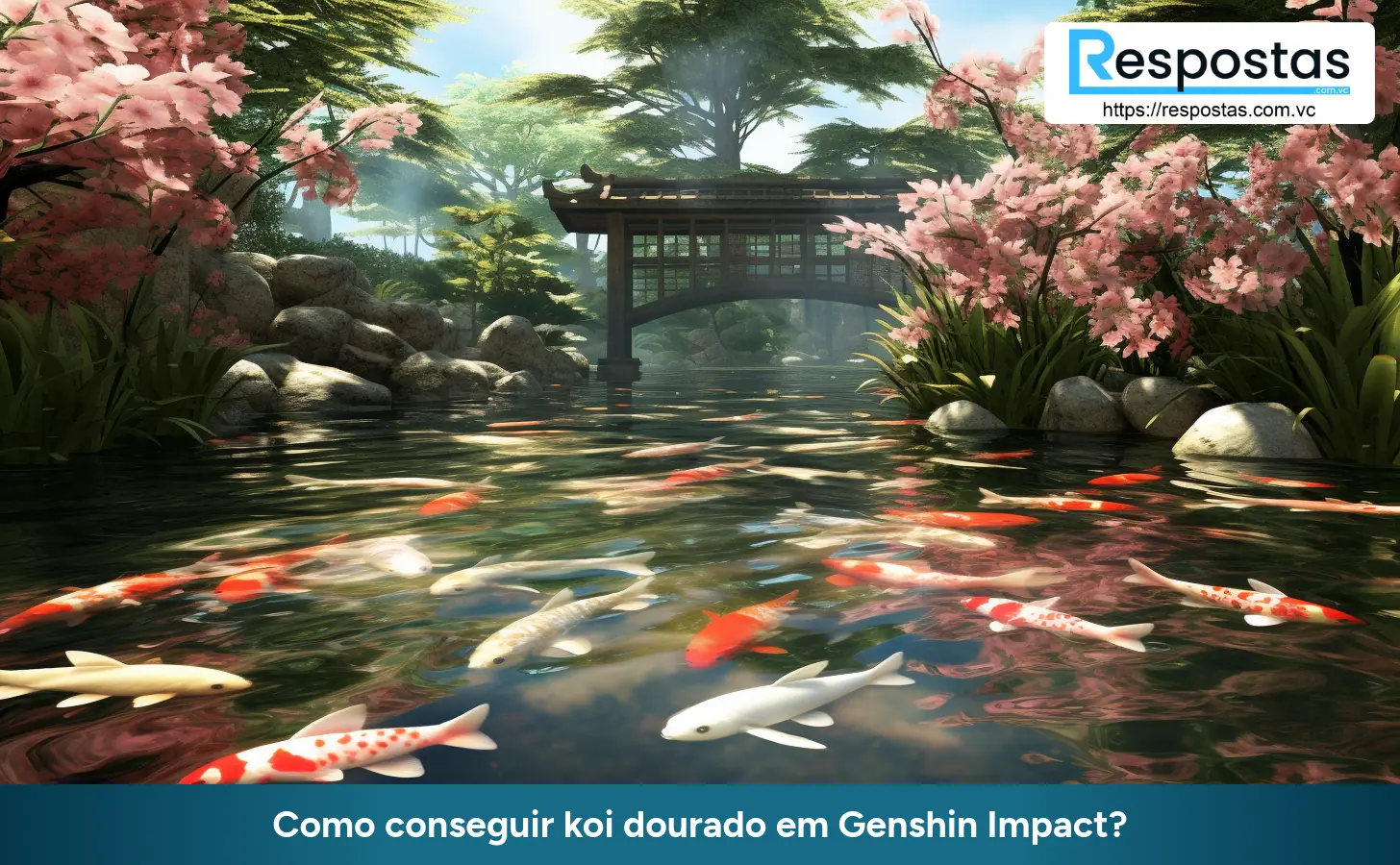 Como conseguir koi dourado em Genshin Impact?