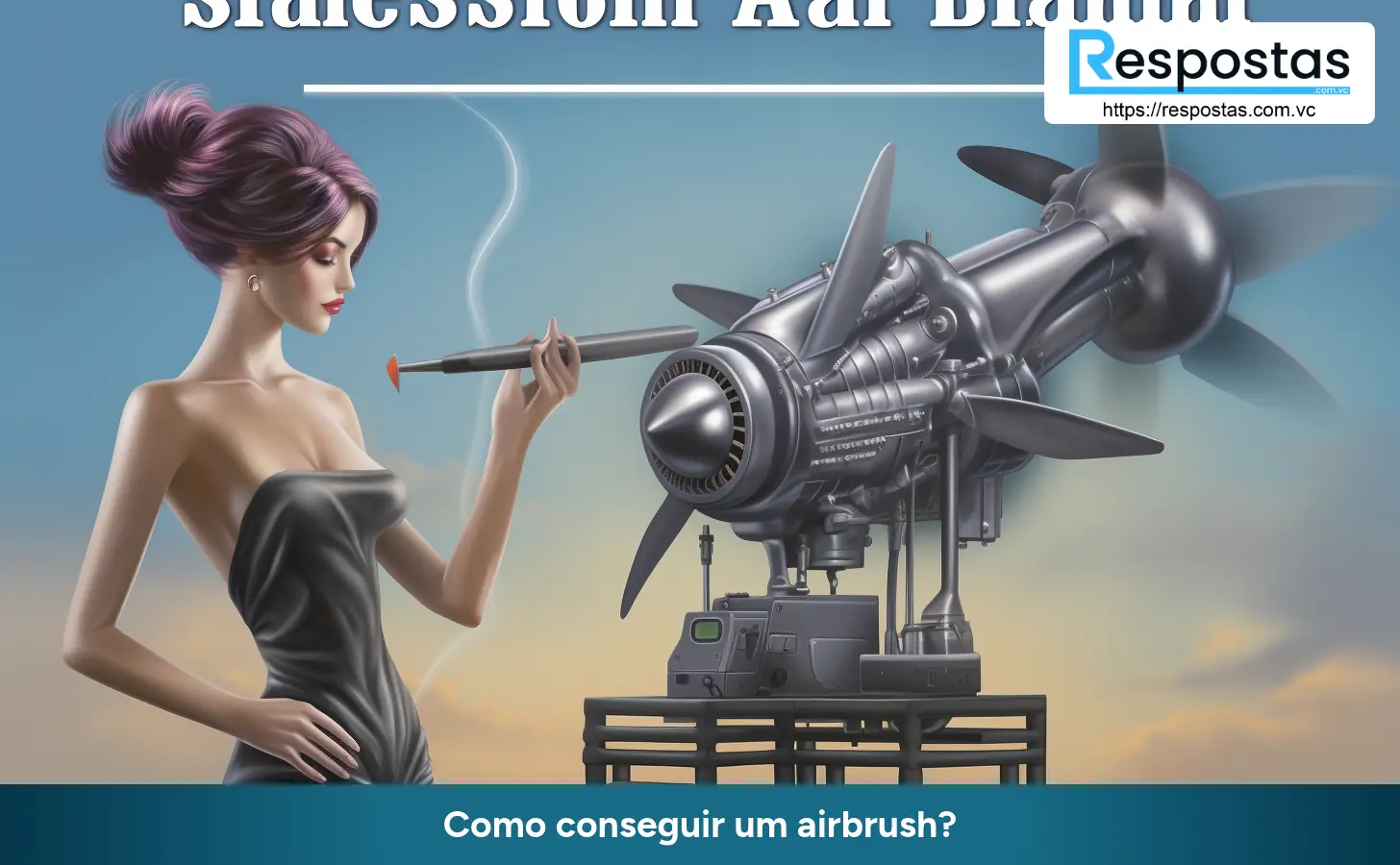 Como conseguir um airbrush?