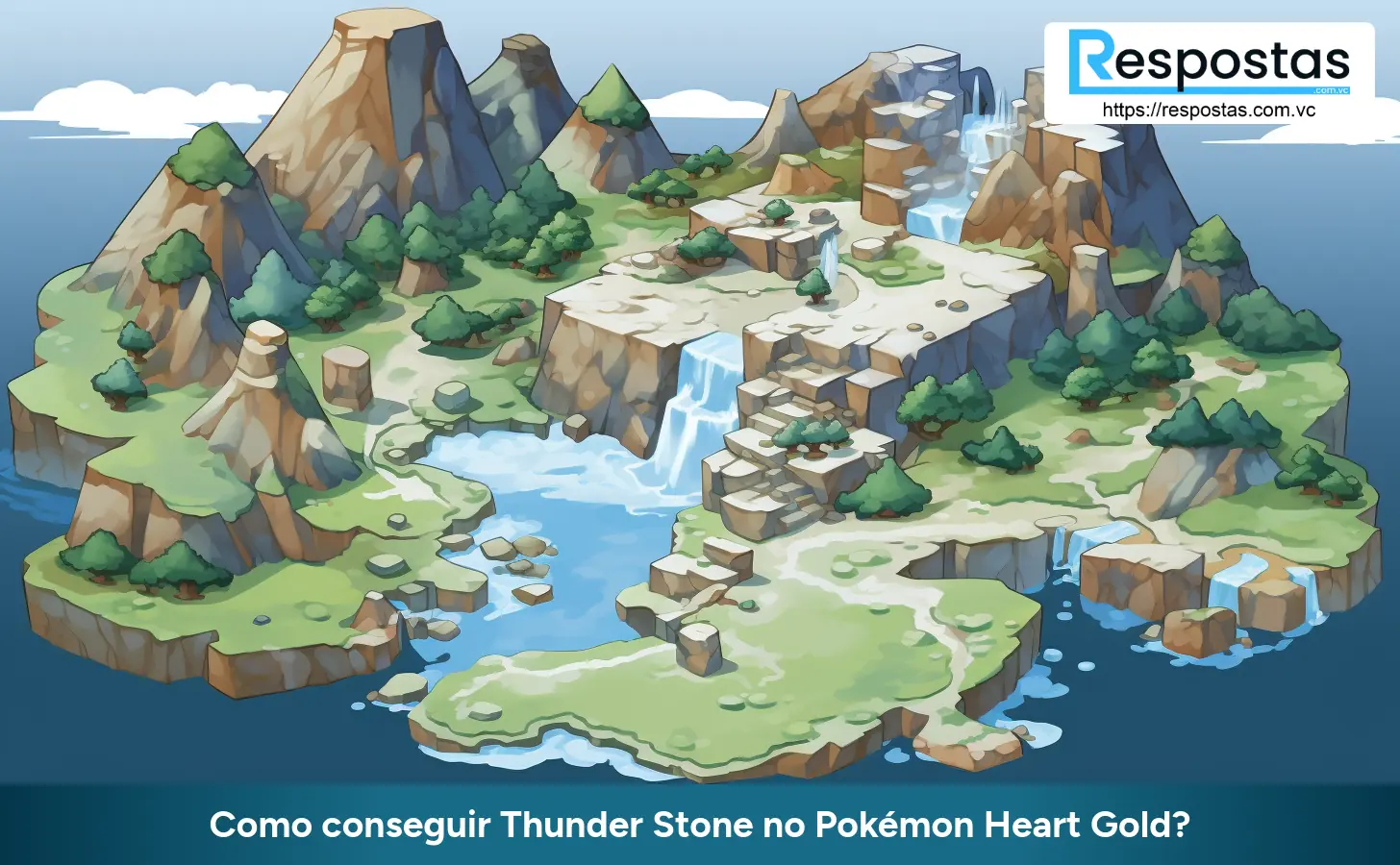 Como conseguir Thunder Stone no Pokémon Heart Gold?