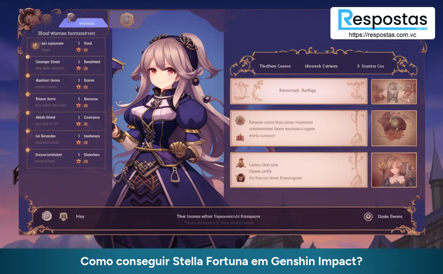 Como conseguir Stella Fortuna em Genshin Impact?
