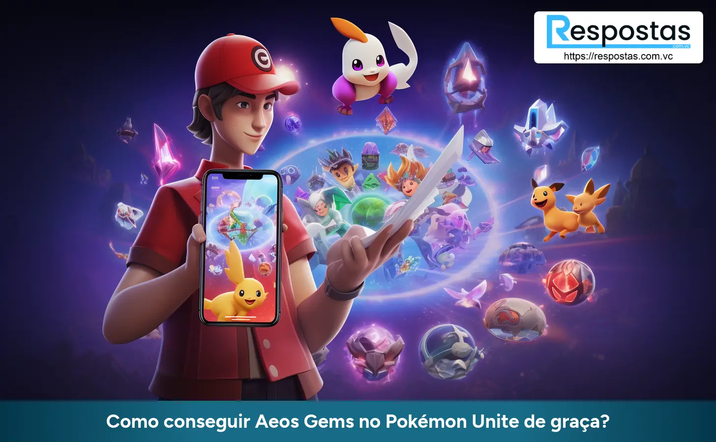 Como conseguir Aeos Gems no Pokémon Unite de graça?